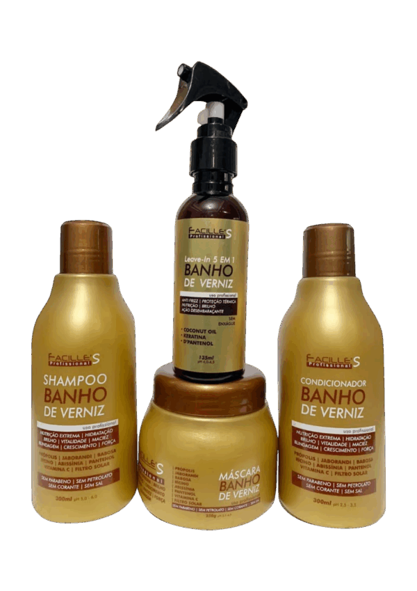 Kit Banho de verniz completo profissional