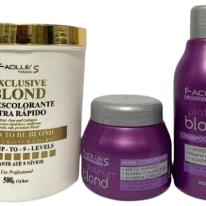Po descolorante+Kit Blond