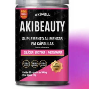 Akiwell Suplemento para Fortalecer Cabelos, Unhas e Pele AK-1